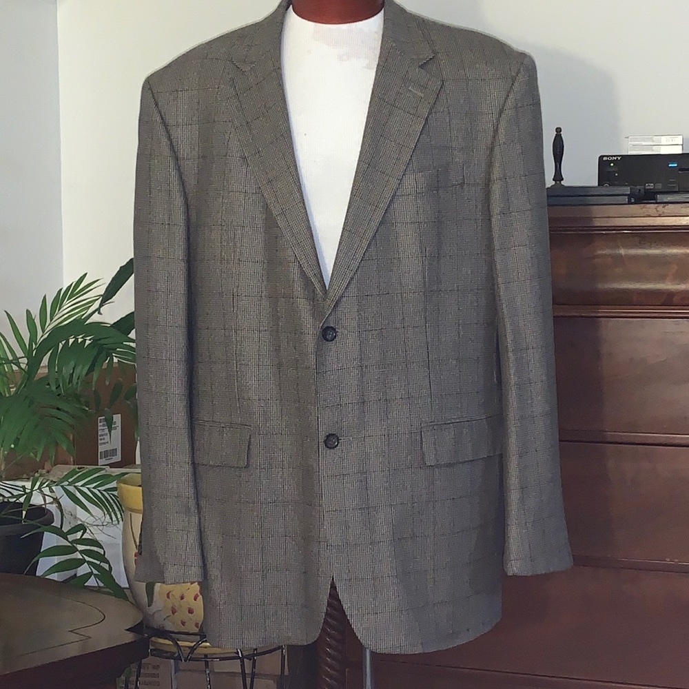 Mens vintage Oscar de la Renta wool/ cashmere blend sports jacket